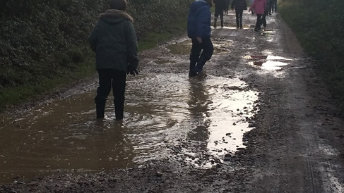 evening children's walk 