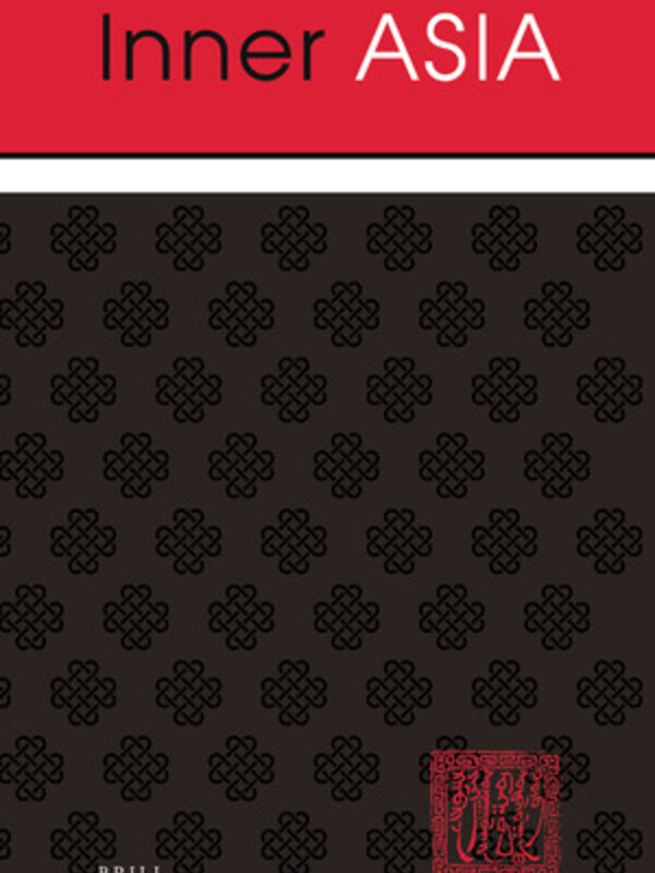 Cover the of the Journal 'Inner Asia'