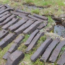 Peat Cutting on Hoy