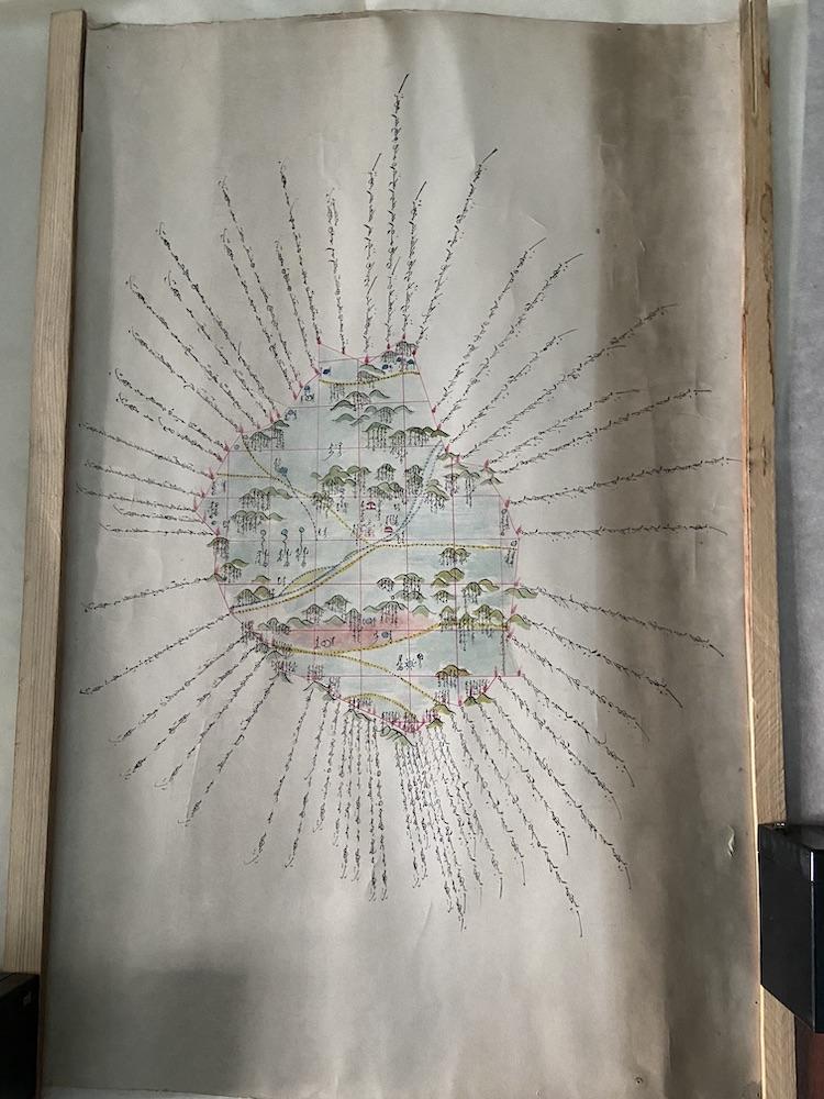 Historical map of the Selenge River